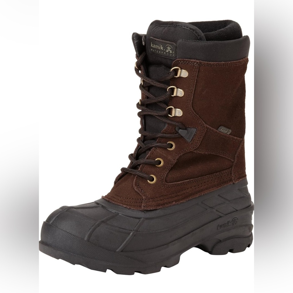 New Kamik Everest Waterproof Leather Fleece Lined Tall boot Mens multiple sizes